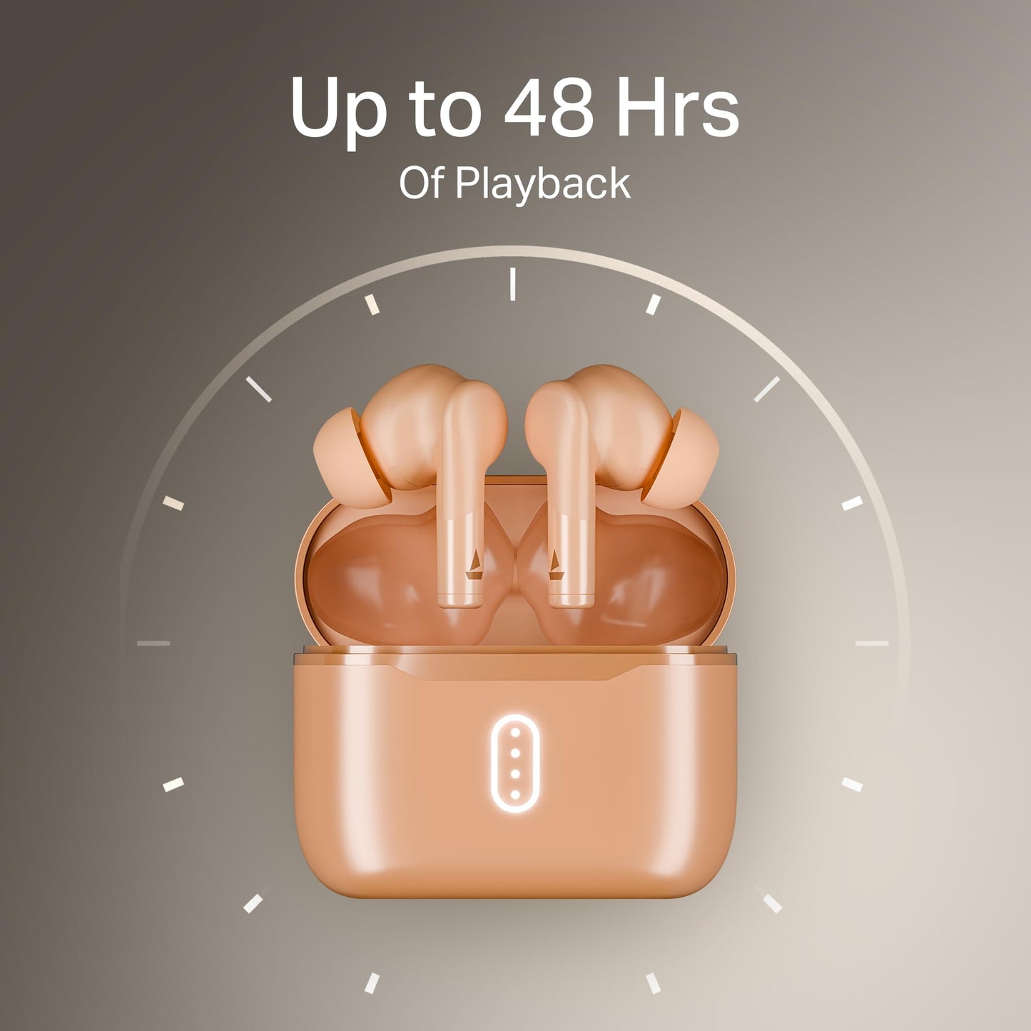 Boat Airdopes 141 Gen 2, 4 Mics ENx Tech, 48 Hrs Playback, Free Music Streaming, Fast Charge, Low Latency, IPX4, v5.4 Bluetooth Earbuds, TWS Ear Buds Wireless Earphones with mic (Active White)