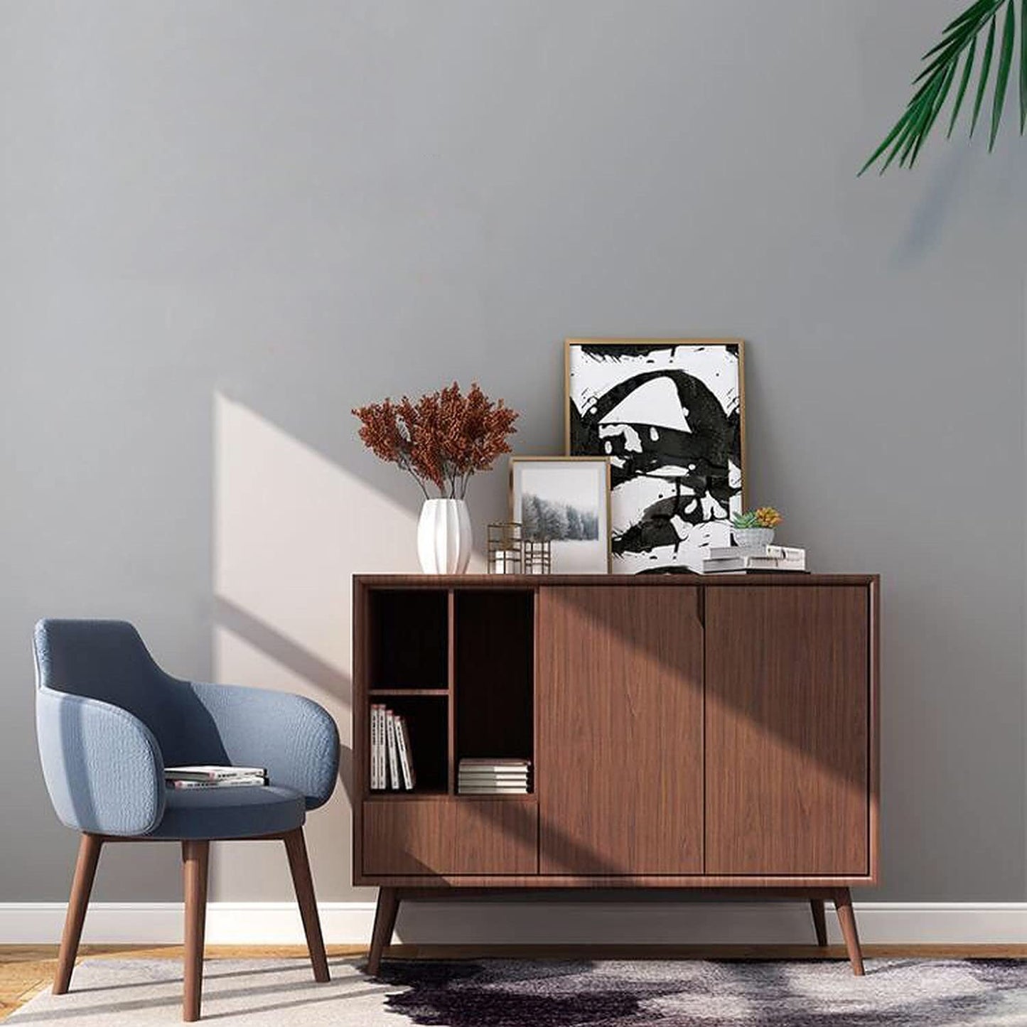 wolpin Wood Door Wallpaper 45 x 300 CM (Mahogany Brown) | DIY Self Adhesive Vinyl for Door Furniture Almirah Table Top Wardrobe | PVC Shelf Liner Contact Paper for Home Décor Kitchen Cupboard