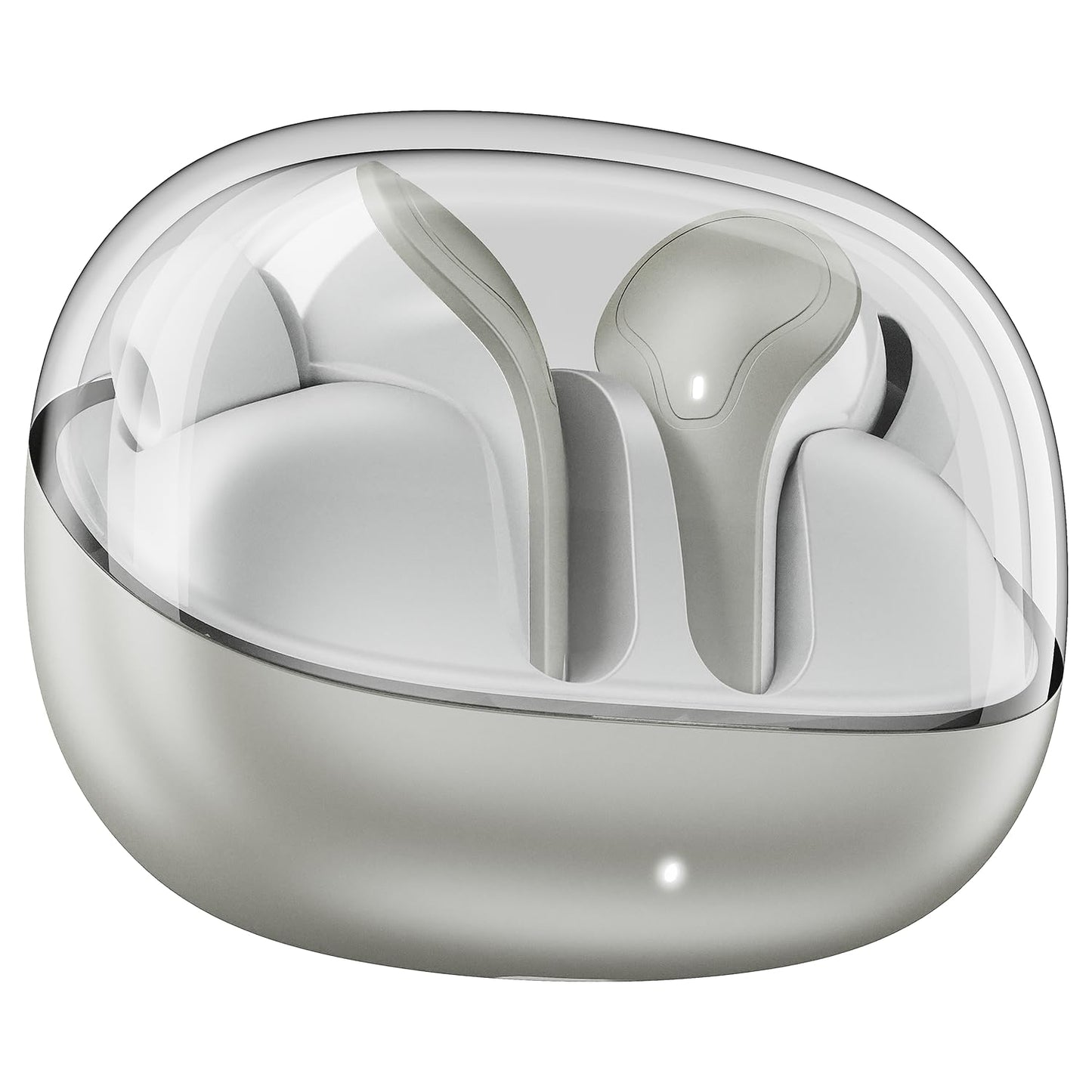 Boat Airdopes Plus 311, Glass Design, ENx Tech, Fast Charge, 50 Hrs Battery, Stream Ad Free Music via App Support Bluetooth Earbuds, TWS Ear Buds Wireless Earphones with mic (Charcoal Black)