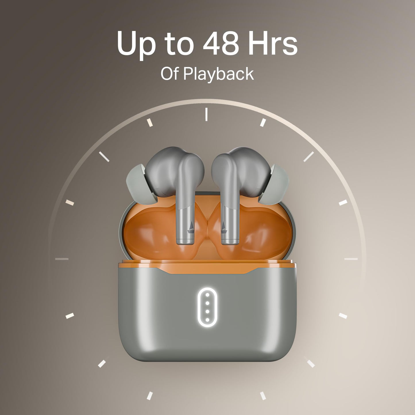 Boat Airdopes 141 Gen 2, 4 Mics ENx Tech, 48 Hrs Playback, Free Music Streaming, Fast Charge, Low Latency, IPX4, v5.4 Bluetooth Earbuds, TWS Ear Buds Wireless Earphones with mic (Active White)