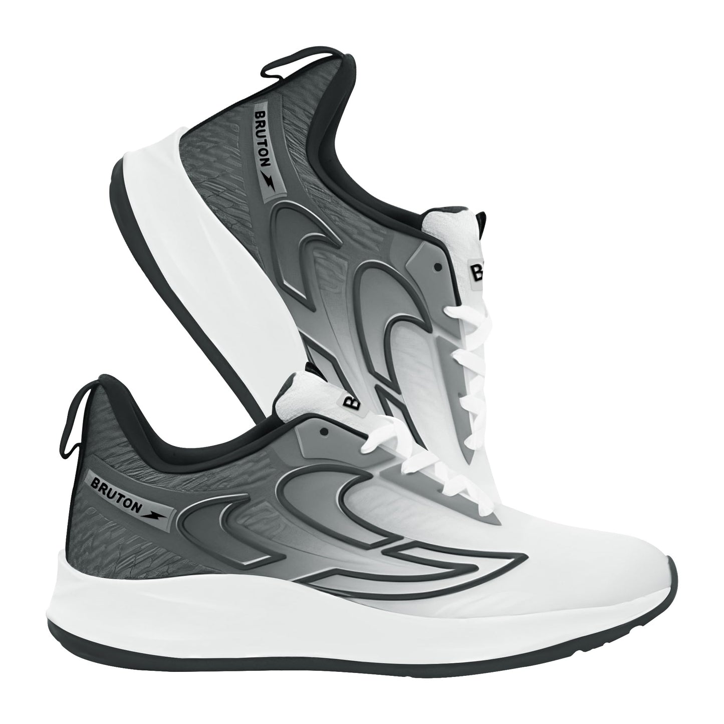 BRUTON EVA Lite Sport Shoes Running Shoes for Men- White