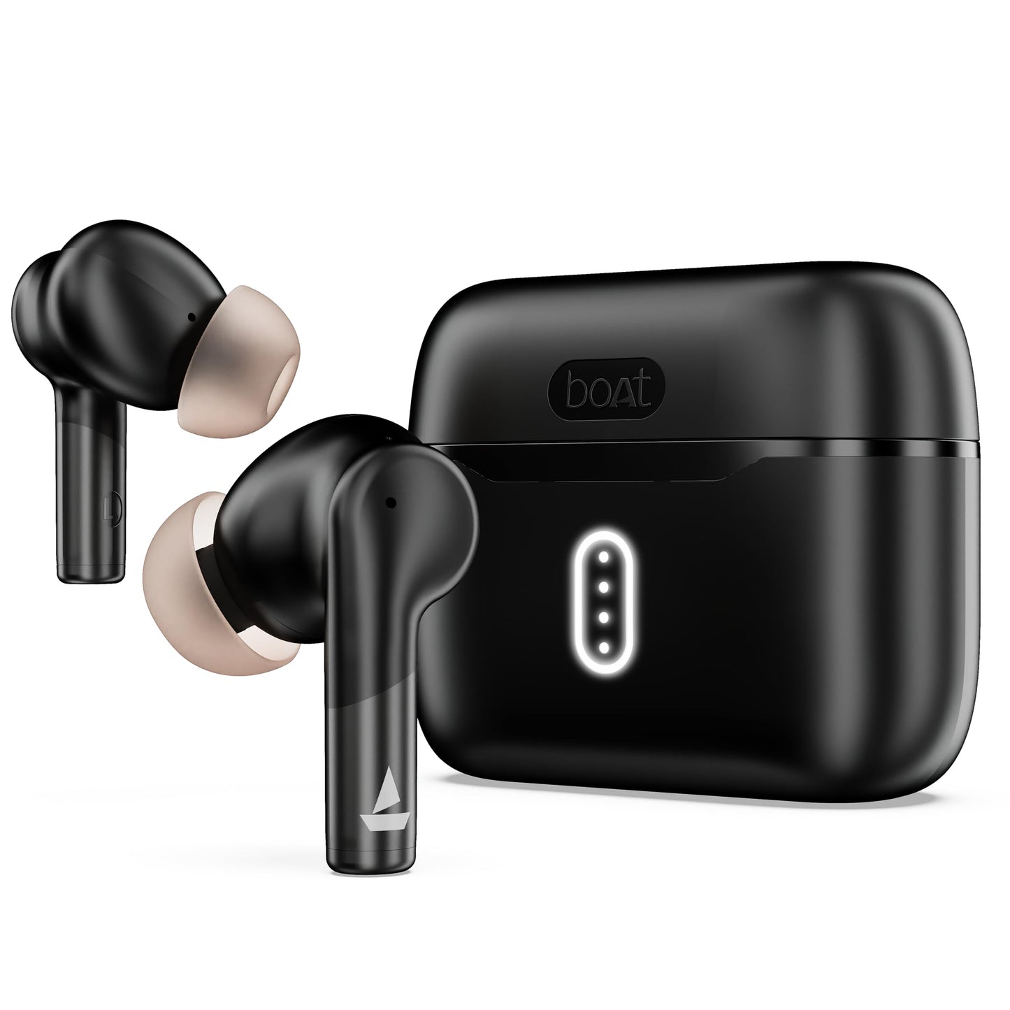 Boat Airdopes 141 Gen 2, 4 Mics ENx Tech, 48 Hrs Playback, Free Music Streaming, Fast Charge, Low Latency, IPX4, v5.4 Bluetooth Earbuds, TWS Ear Buds Wireless Earphones with mic (Active White)