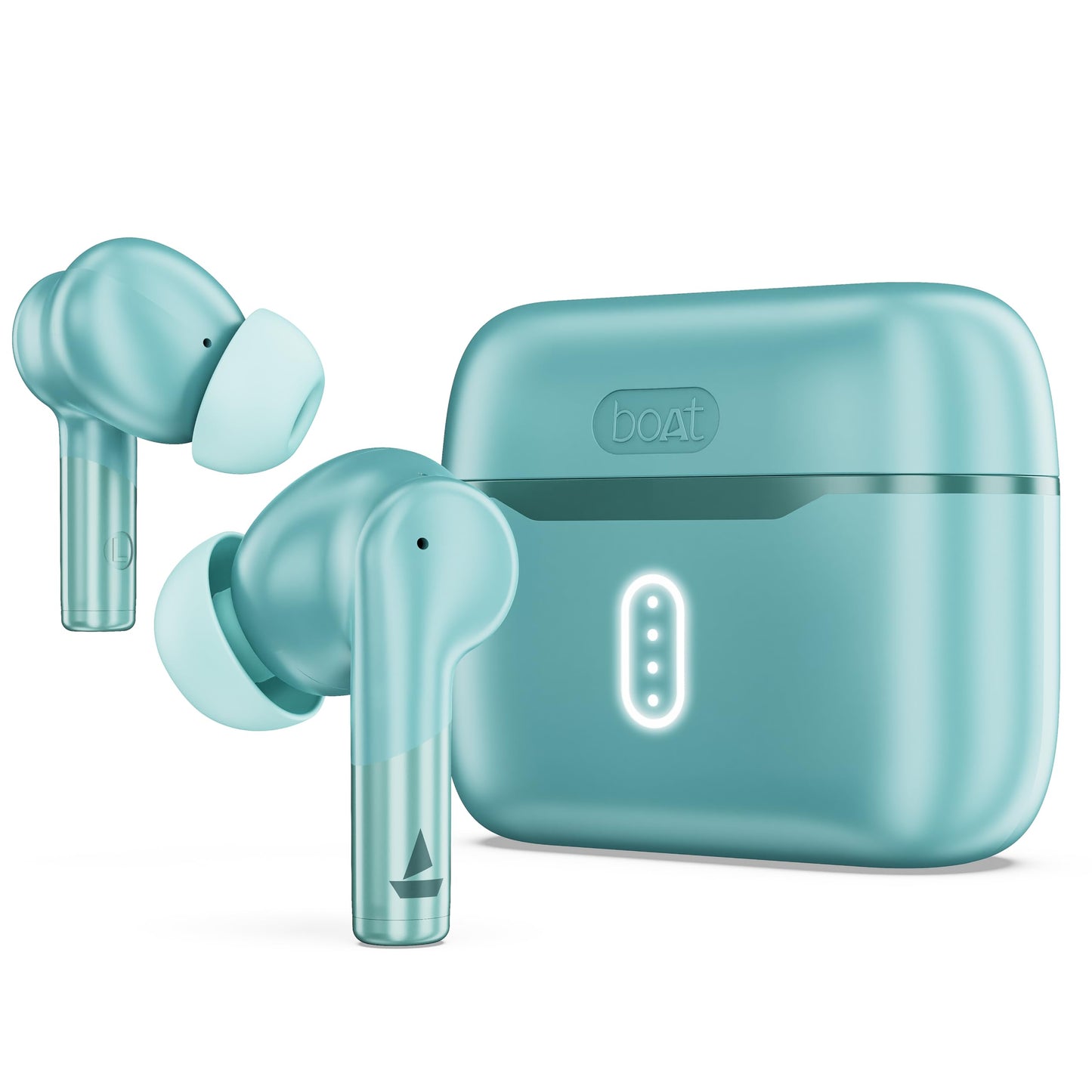 Boat Airdopes 141 Gen 2, 4 Mics ENx Tech, 48 Hrs Playback, Free Music Streaming, Fast Charge, Low Latency, IPX4, v5.4 Bluetooth Earbuds, TWS Ear Buds Wireless Earphones with mic (Active White)