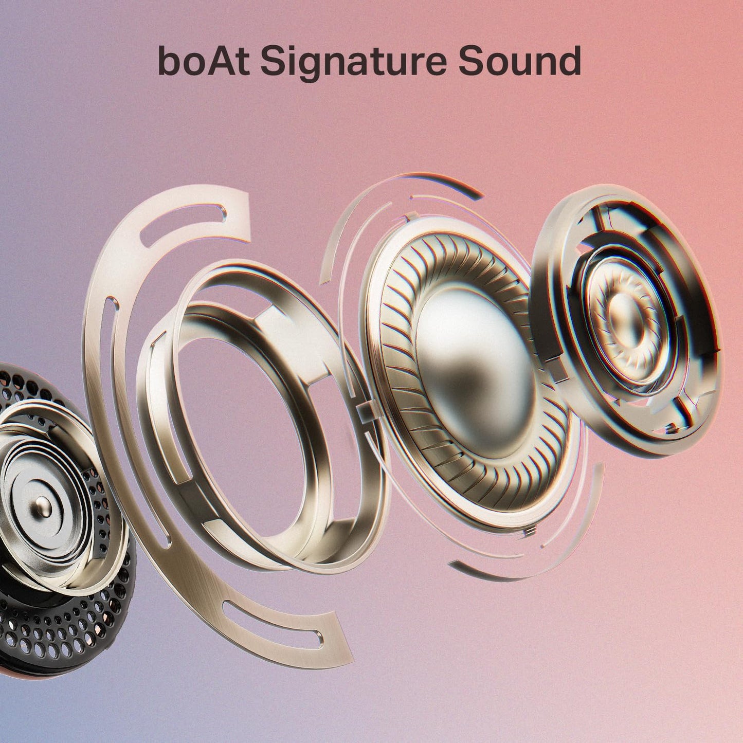 Boat Airdopes Plus 311, Glass Design, ENx Tech, Fast Charge, 50 Hrs Battery, Stream Ad Free Music via App Support Bluetooth Earbuds, TWS Ear Buds Wireless Earphones with mic (Charcoal Black)