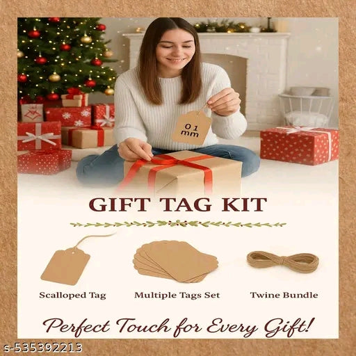Premium Gift Tags, Double-Sided Avilable Kraft Paper