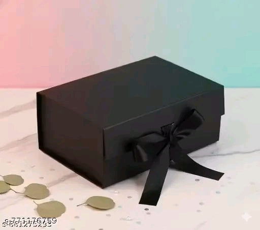 1 Piece Black Premium Collapsible Gift Box