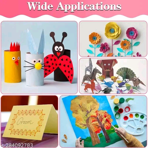 A4 100 Coloured Sheets (10 Sheets each color)
