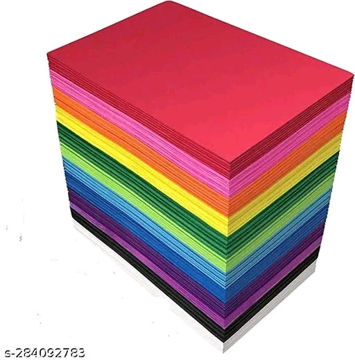 A4 100 Coloured Sheets (10 Sheets each color)
