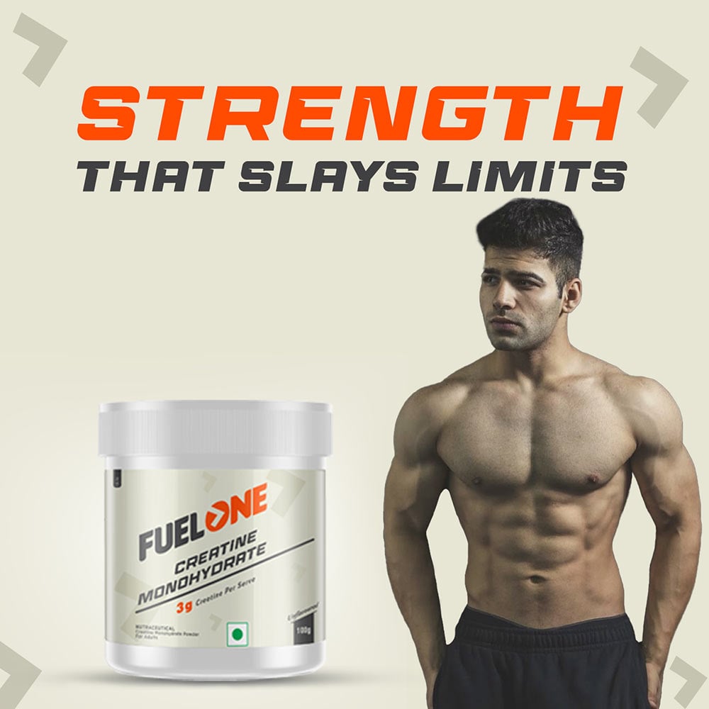 Fuel One Creatine Monohydrate, 100 g (0.22 lb) Unflavoured